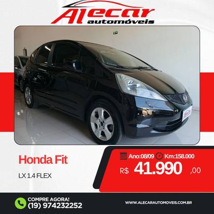 HONDA FIT 1.4 LX 16V FLEX 4P MANUAL